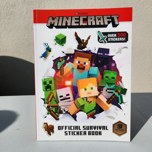 NEW Minecraft Official Survival Activity Adventure Sticker Book 500 stickers - Picture 1 of 14
